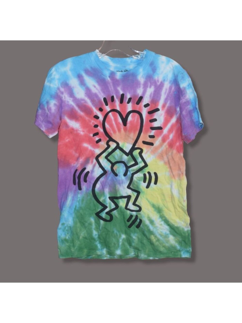 Keith Haring Tye Dye Short Sleeve T-Shirt Size XS